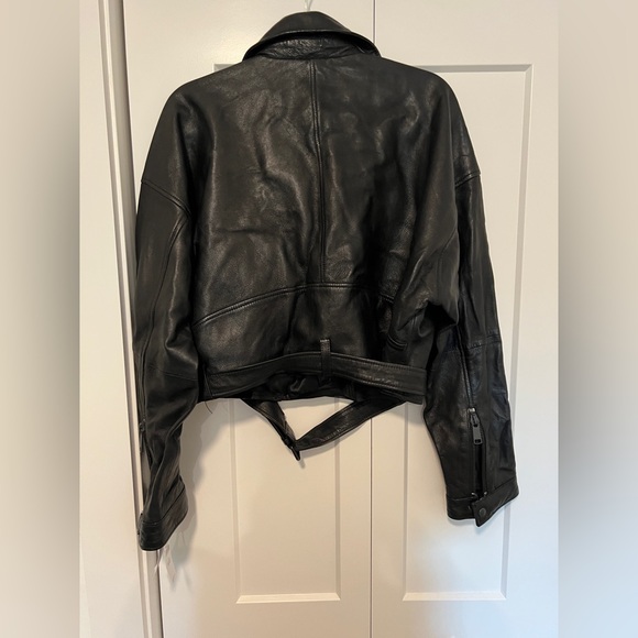 WILSONS LEATHER Cropped Moto Jacket - Picture 8 of 8